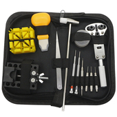 包邮 修表工具包钟表拆卸钢带拆装 表带器开表器手表组合维修换电池