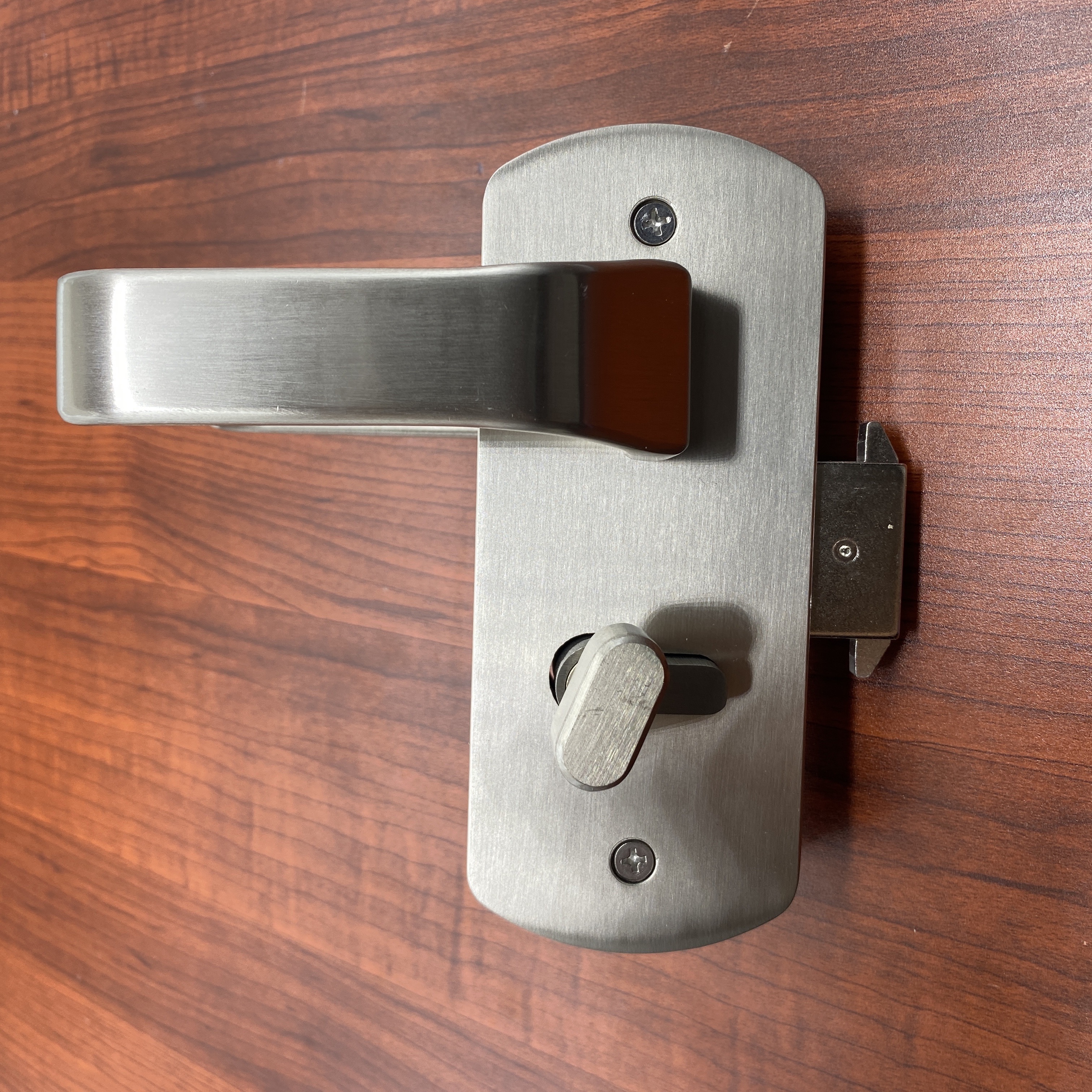 定制办公室室内门玻璃门锁玻璃中央门锁无框门玻璃把手锁玻璃门执