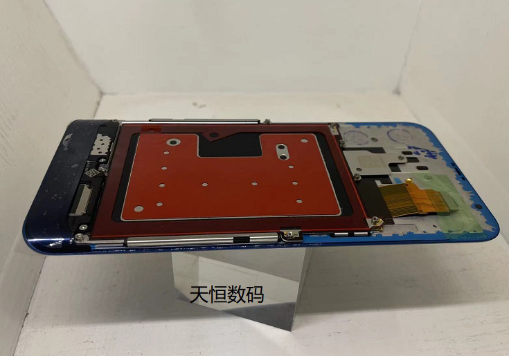 适用于荣耀魔术2屏幕总成客服非拆机magic2中框显示屏带滑道指纹