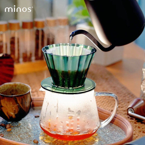 minos手冲咖啡器具套装蛋糕滤杯
