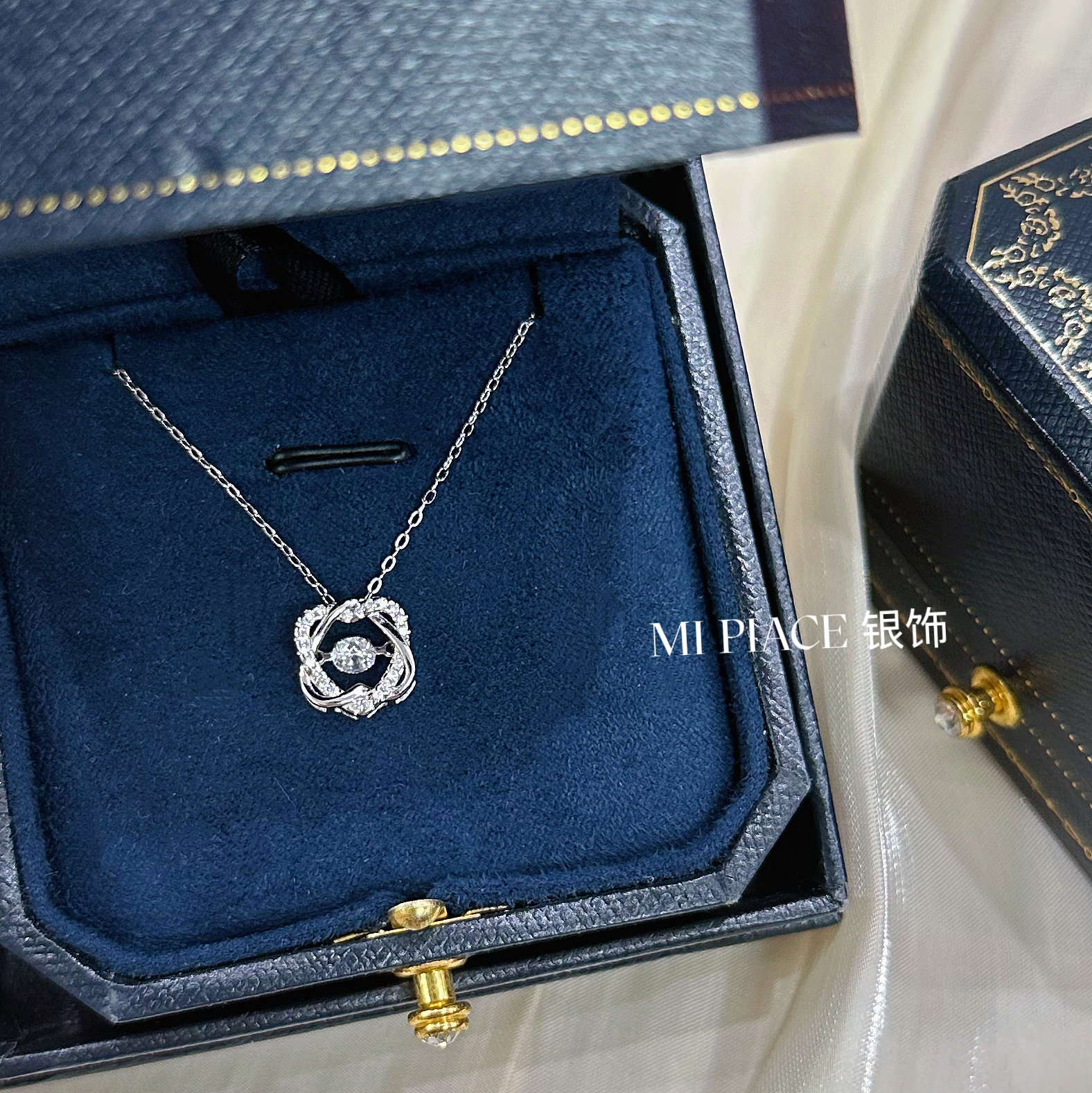 s999纯银六芒星灵动项链女轻奢小众高级感锁骨链送闺蜜生日礼物