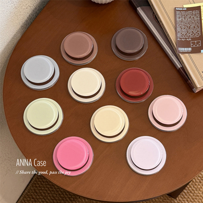 简约冰感光面纯色伸缩磁吸支架