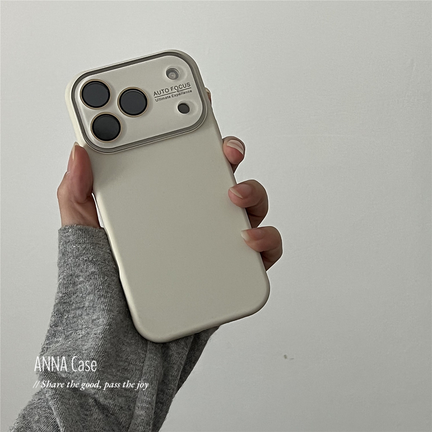 ANNACASE高级简约古董白大视窗适用苹果17promax手机壳iphone17液态硅胶15pro新款14全包16promax防摔保护套,3C数码配件,手机保护套/壳,淘宝优惠券,粉丝福利购,淘宝优惠卷