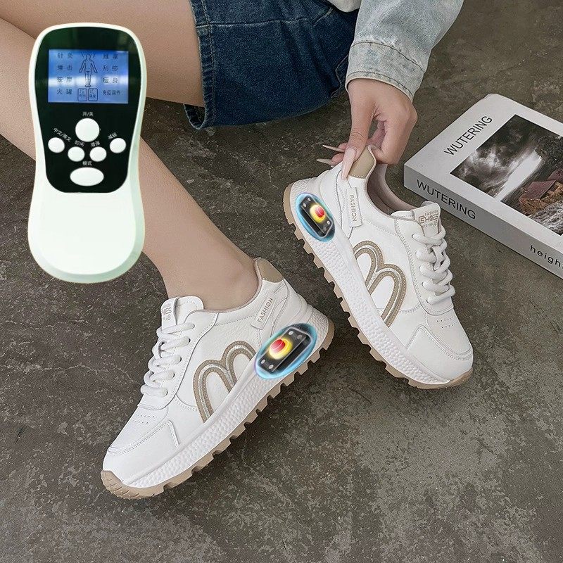 足部电脉冲按摩老人鞋女妈妈鞋中老年防滑运动鞋太赫兹理疗休闲鞋,女鞋,健步鞋,淘宝优惠券,粉丝福利购,淘宝优惠卷