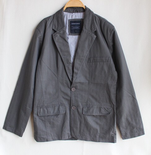 休闲春秋季两粒扣纯棉西服外套