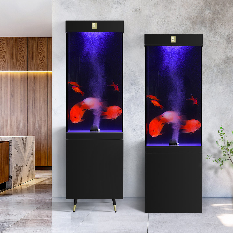 2025新款竖立式鱼缸免换水自循环落地客厅底过滤中小型一体生态缸