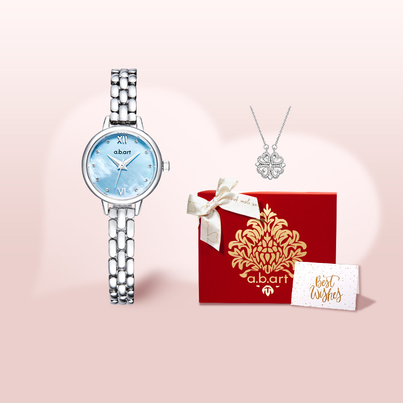 瑞士abart女士手表轻奢石英表小表盘女表送女友新年生日礼物