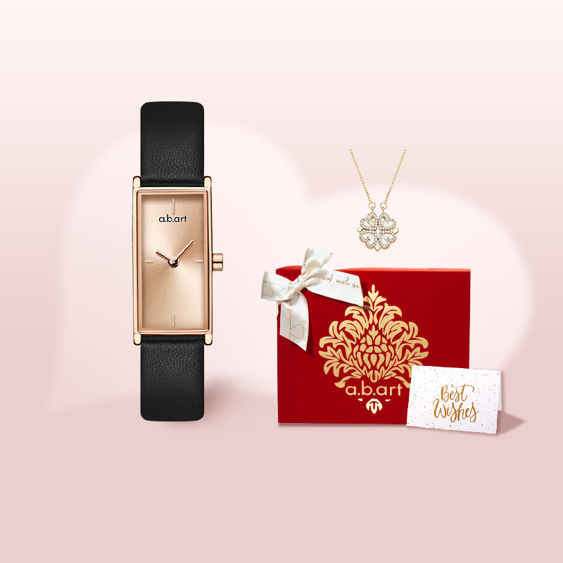 瑞士abart 高级轻奢腕表复古方糖皮带小表盘手表女送女友生日礼
