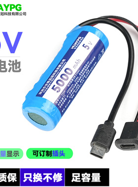 5V锂电池可充电恒压输出可适用于单片机AI联网模块USB风扇监控器