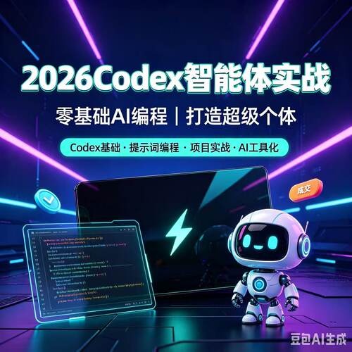 2026Codex智能体实战|零基础到代码实战|打造超级个体
