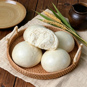 日越纯手工0添加100g戗面馒头10个装