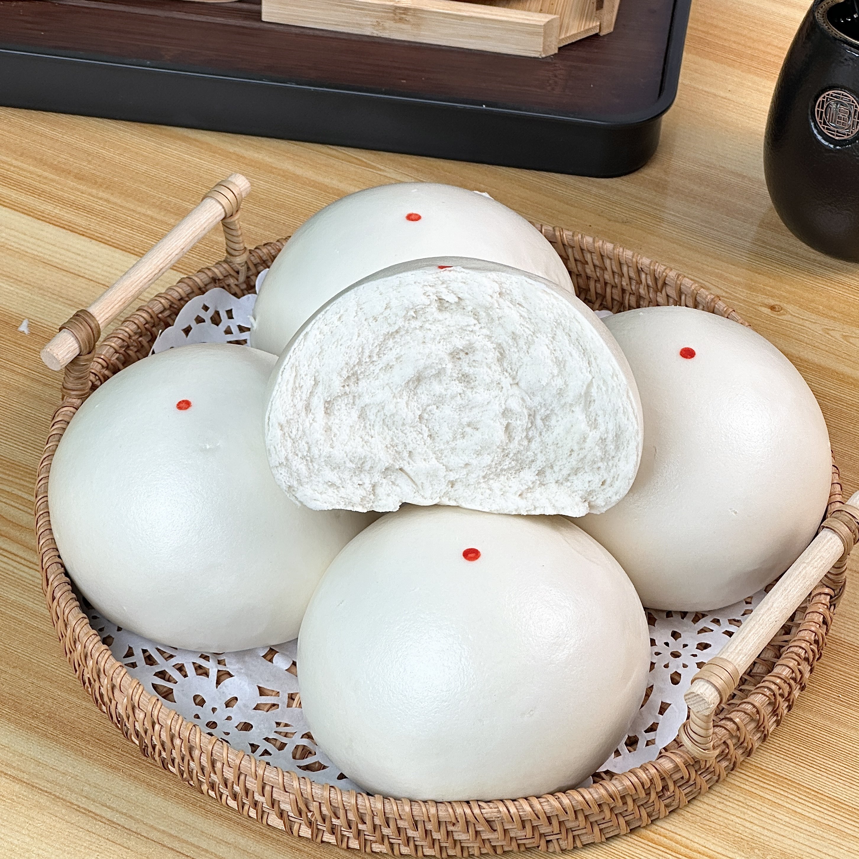 奥运同款面粉老面发酵手工馒头
