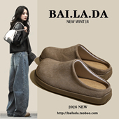 女款 包头半拖鞋 外穿2026年春季 新款 爆款 拖鞋 透气懒人一脚蹬勃肯鞋