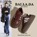 爆款厚底增高加绒德训鞋女鞋女款2025春秋季新款百搭休闲板鞋秋款