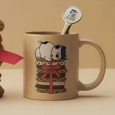 国内现货日本采购afternoon tea下午茶史努比奥拉夫曲奇马克杯