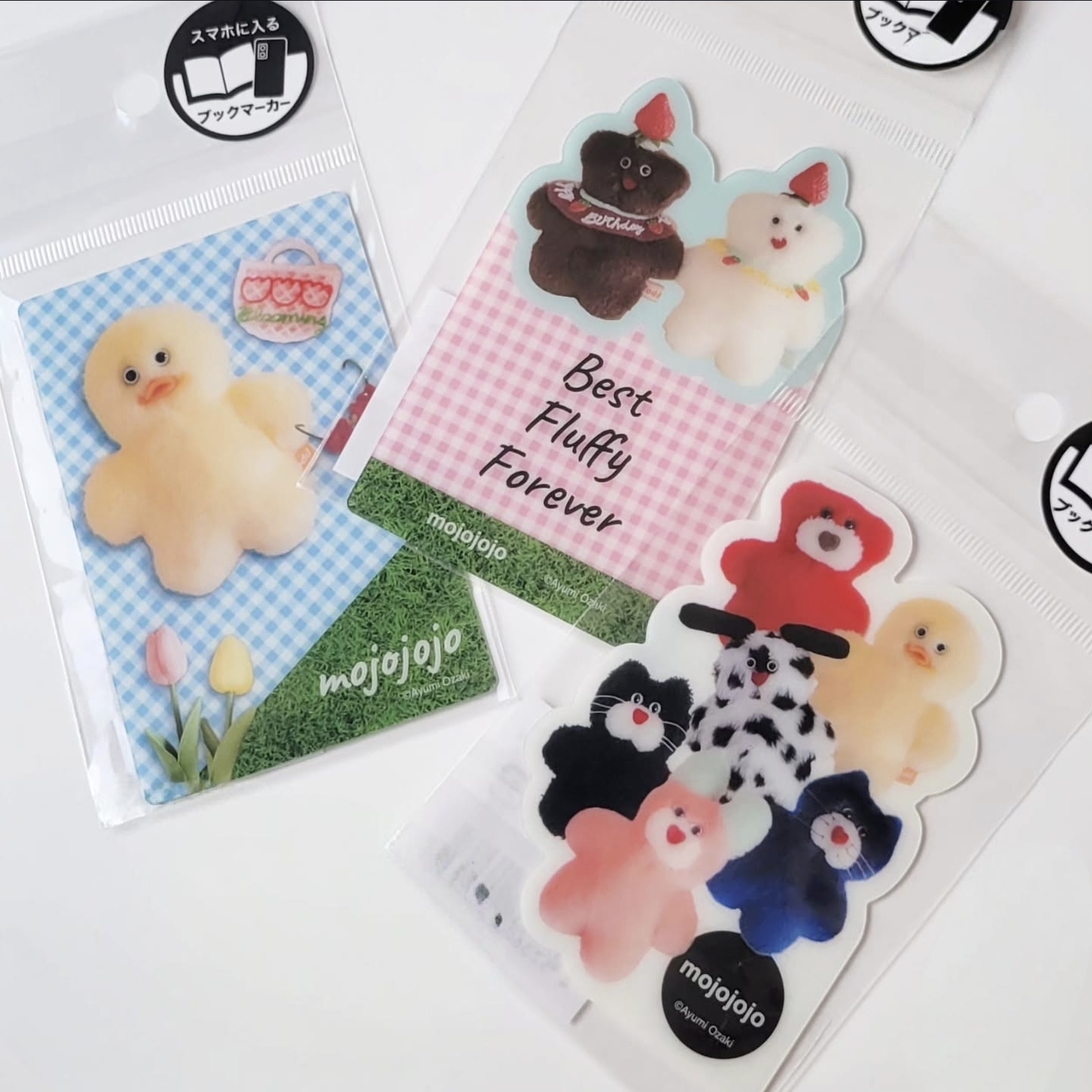 国内现货 日本采购小众作者mojojojo可爱治愈卡通书签