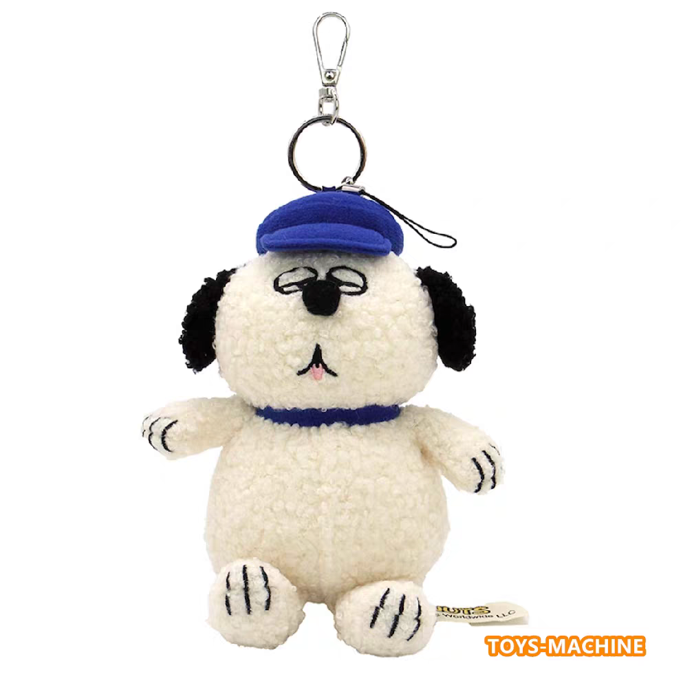 国内现货 日本采购奥拉夫史努比snoopy 小卷毛毛线圈 毛绒挂件