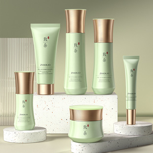 致朵植萃析颜嫩肤双抗六件套补水面部护理爽肤水精华面霜便携式装