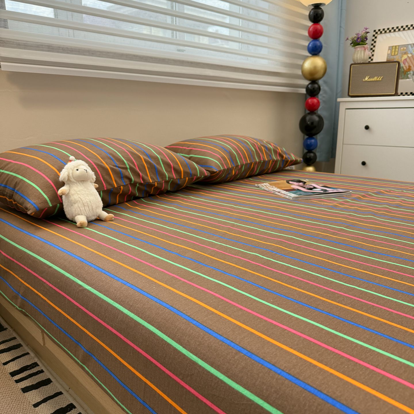 加厚纯棉磨毛床单单件100全棉宿舍单人卡通被单枕套三件套床笠罩3