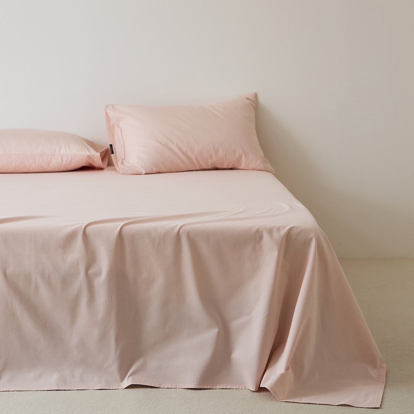 简约纯色50支纯棉磨毛床单单件秋冬季100全棉炕单人宿舍被单床笠