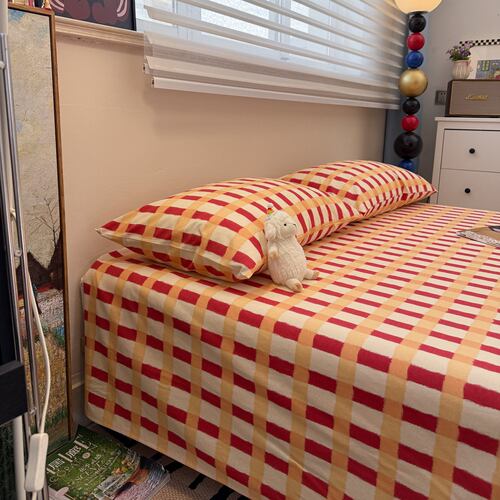 纯棉磨毛床单单件100全棉加厚被单人宿舍2025新款床上床笠三套件3