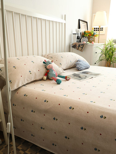 臣汐全棉磨毛南通保暖柔软床单