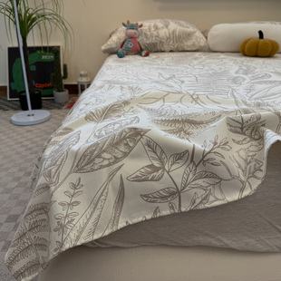 加厚款 夏季 被单老粗布100全棉床单单件纯棉凉席空调席三件套1.5米