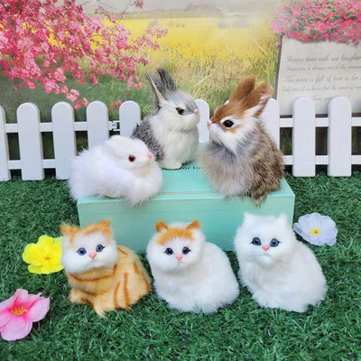 小猫小狗小兔子儿童玩具公仔玩偶