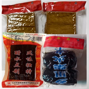 贵州特产石磨豆干卤香豆腐干柴火香干血豆腐乡里柴火丸子猪血粑粑