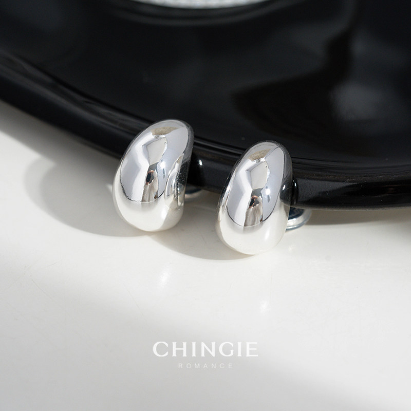 欧美银豆金属复古港风网红耳环2026爆款小众设计无耳洞蚊香盘耳夹,饰品/流行首饰/时尚饰品新,耳夹,淘宝优惠券,粉丝福利购,淘宝优惠卷