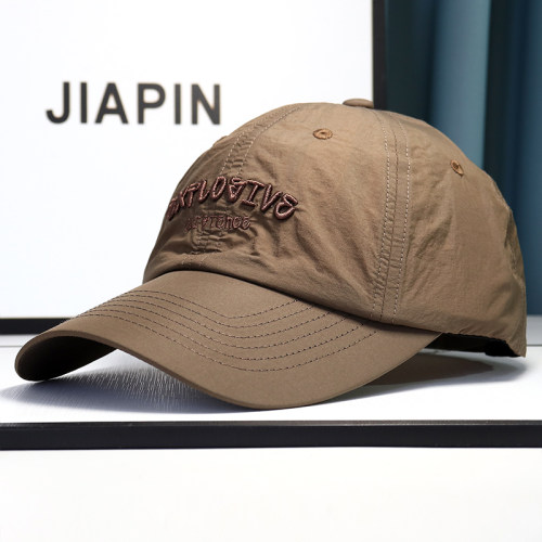 春夏季新款韩版鸭舌帽女ins潮百搭户外运动轻薄速干透气遮阳帽男