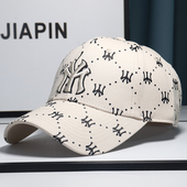 2025新款 百搭户外遮阳防晒硬顶鸭舌帽 字母刺绣棒球帽男女通用时尚