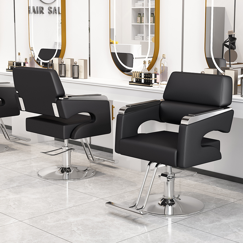 网红理发店椅子发廊专用美发椅可放倒升降剪发凳子美发店新款座椅