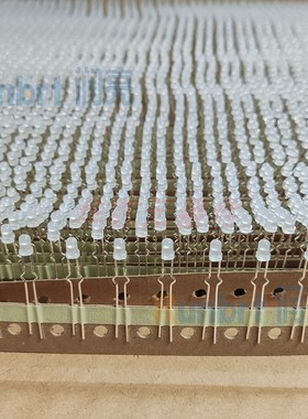 f3编带led灯珠白发蓝插件红光、绿色，黄灯TB成型K脚机器自动插件