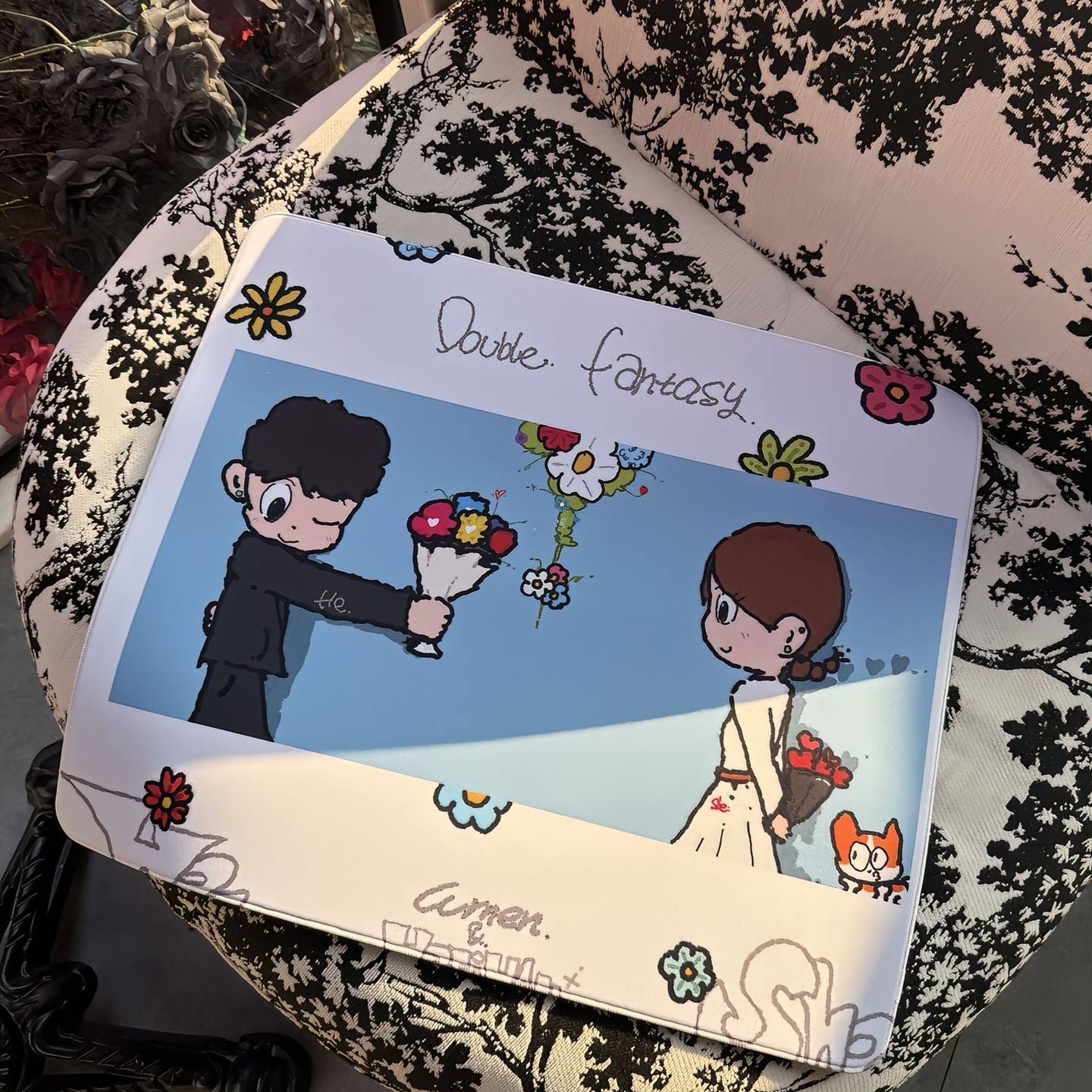 lumen情人节限定鼠标垫电竞游戏csgo电脑键盘瓦罗兰特细面二次元