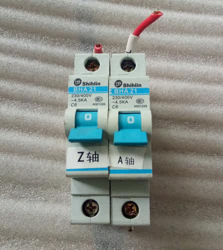 士林小型断路器 微型断路器 BHA21 C6/BHA31 C6/1P 空气开关