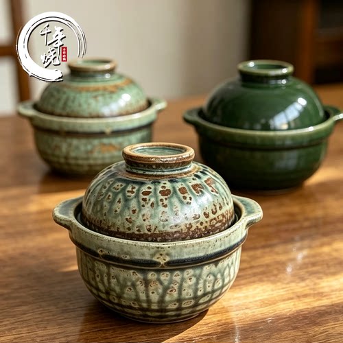 千年烧原野风复古家商用小号砂锅