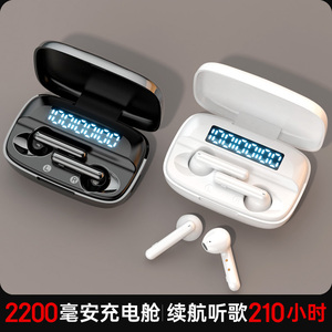 真无线蓝牙耳机运动跑步新款超长续航降噪高颜值男女生款适用安卓