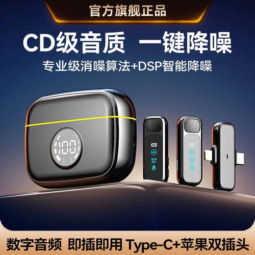 【小杨哥推荐】一拖二领夹麦克风