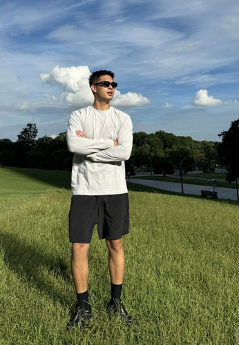 【灵魂版】 LU感LTT夏季7寸男士运动轻薄速干透气健身四分短裤