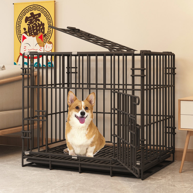狗笼子小型犬泰迪带厕所分离中型犬柯基室内家用宠物狗狗小狗笼子