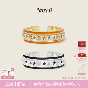 NARCII星河戒指女时尚复古小众原创设计ins轻奢情侣对戒生日礼物