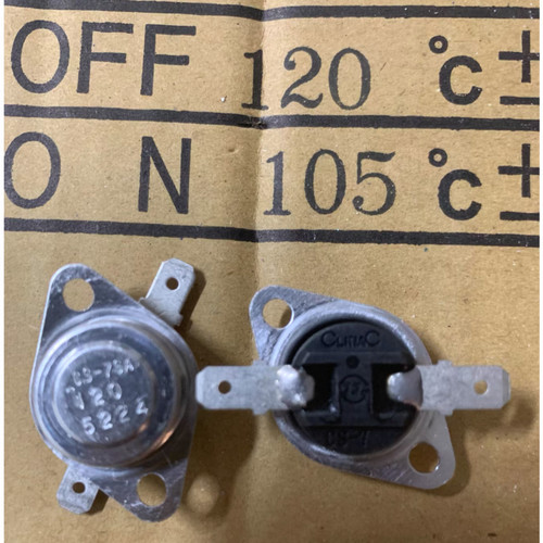 进口日本温控开关，CS-7SA温控器，120度，实物拍摄图片