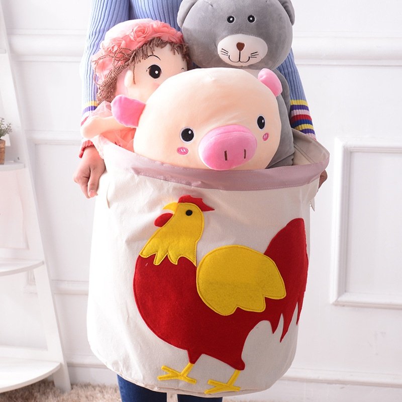 卡通收纳桶特大号宝宝玩具收纳箱可折叠篓子儿童收纳袋大容量,收纳整理,脏衣桶,淘宝优惠券,粉丝福利购,淘宝优惠卷