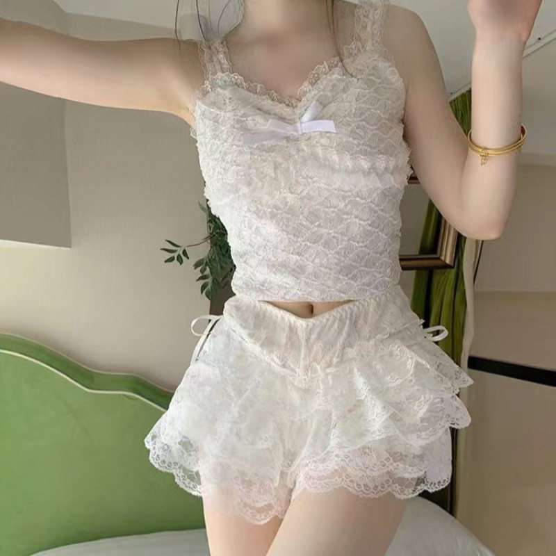 蛋糕裙五层蕾丝安全裤打底裤防走光可外穿夏季冰丝南瓜裤蓬蓬裙撑图片