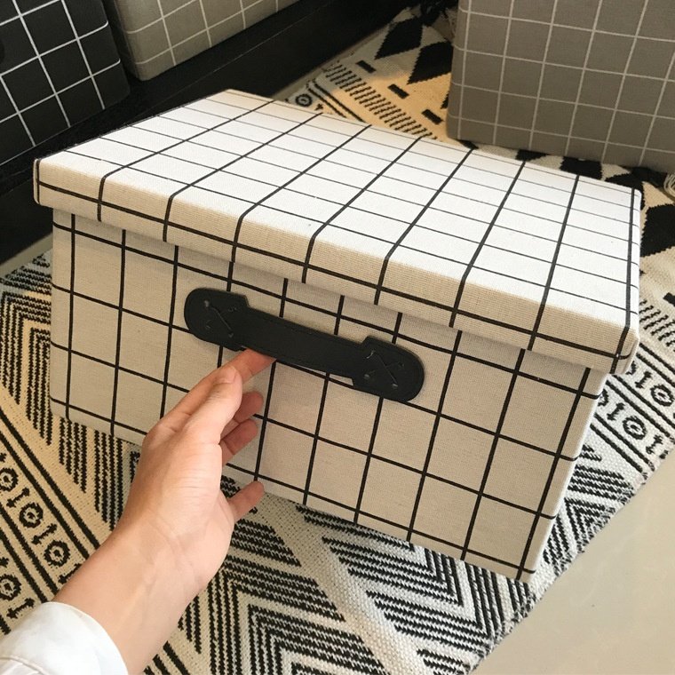 带盖收纳盒可折叠收纳箱北欧风衣物整理玩具收纳杂物整理筐特大号,收纳整理,吸尘器收纳架/盒/袋,淘宝优惠券,粉丝福利购,淘宝优惠卷