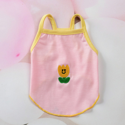 吊带背心小狗狗衣服猫咪宠物贵宾泰迪比熊博美小型幼犬春夏季薄款