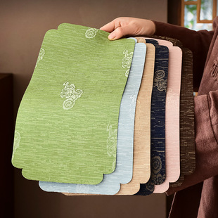 祥云织锦干泡茶席茶桌布垫子高端桌旗新中式禅意茶壶盘垫小号防水