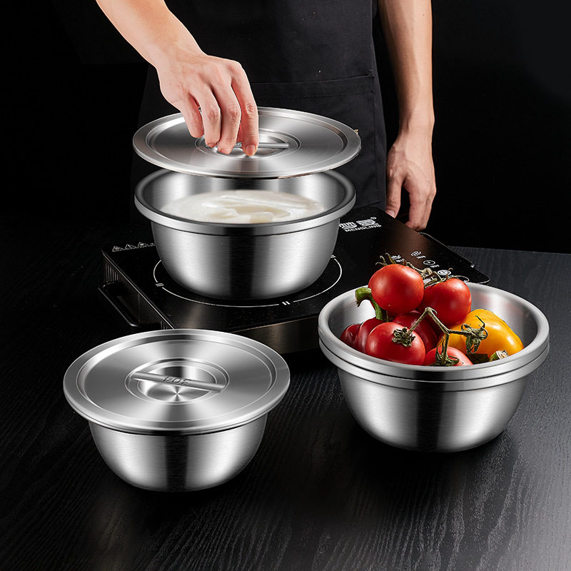 304不锈钢猪油盆带盖家用厨房装储油盆加厚猪油罐大容量沥水盆,家装主材,沥水篮,淘宝优惠券,粉丝福利购,淘宝优惠卷