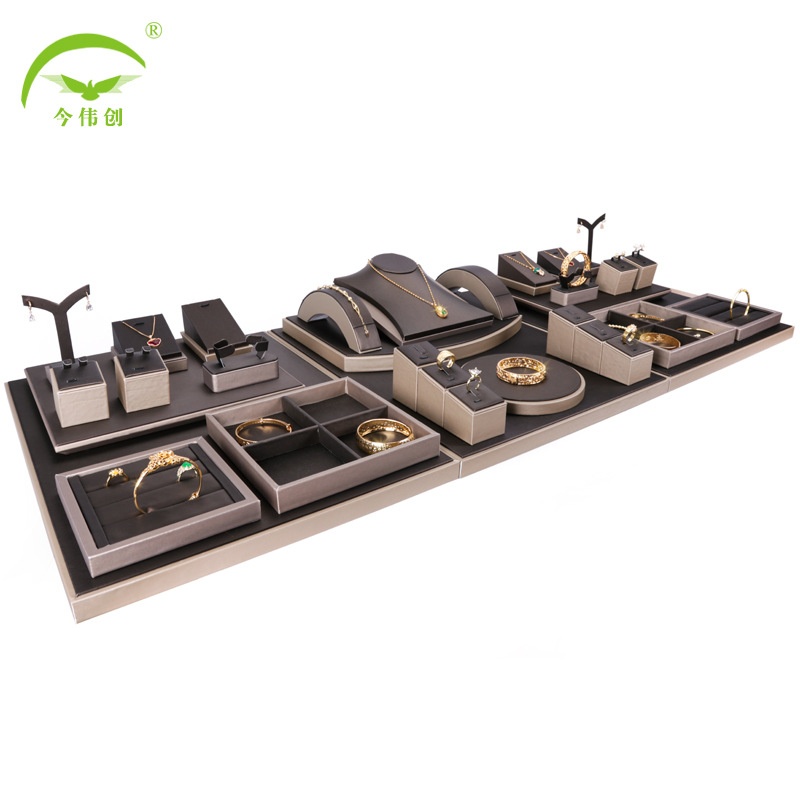 今伟创新款珠宝展示道具套装首饰展柜道具创意橱窗展示台饰品陈列